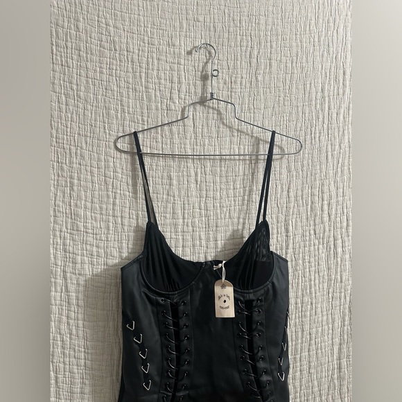 VALENTINA VOIGHT Cleo Cactus Leather Dress - Picture 4 of 7